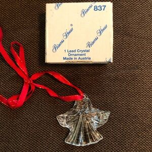 Princess House #837 Angel Lead Crystal Ornament with Box